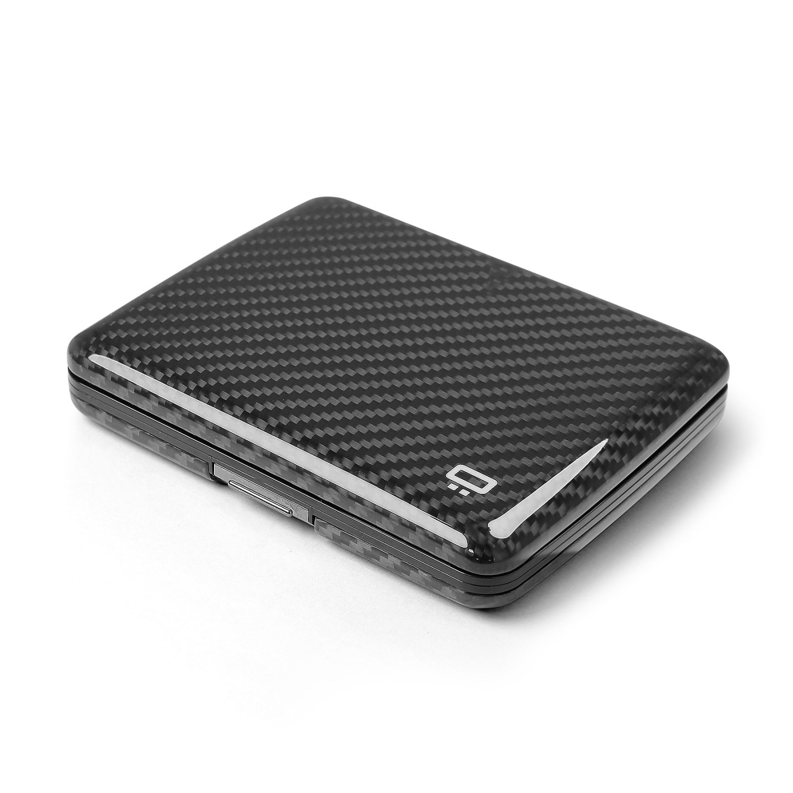 OGON Aluminum Wallet Smart Case V2.0 Large - Carbon Fiber